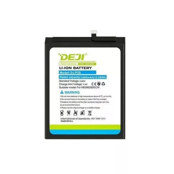 Huawei P20 / Honor 10 akkumulátor, HB396285ECW, 3400mAh, Deji