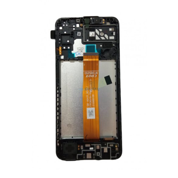 Samsung Galaxy A04s fekete LCD + érintőpanel kerettel, SM-A047F