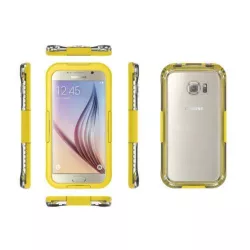 Samsung G928 Galaxy S6 Edge Plus sárga vízálló tok