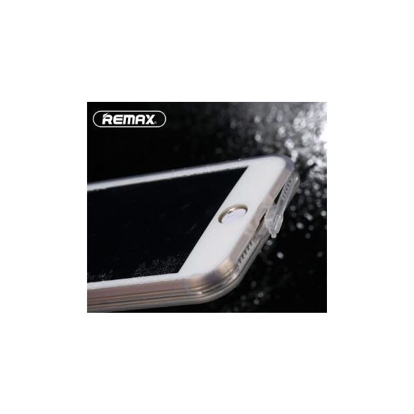 Remax RM-1635 iPhone 7 Plus / 8 Plus (5,5") fehér elő+hátlapi szilikon tok