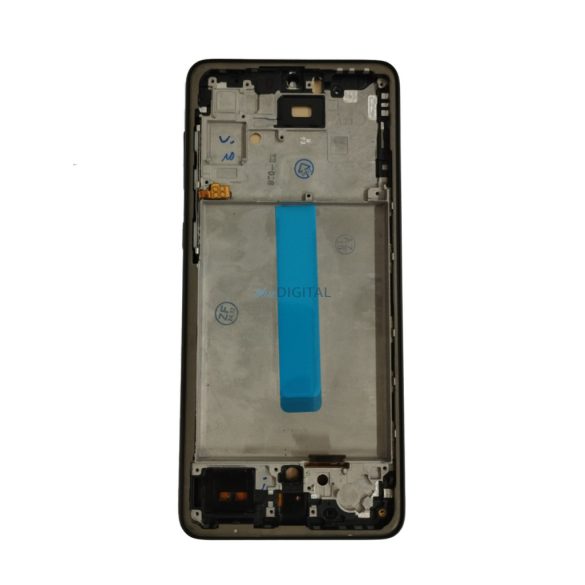 Samsung Galaxy A33 LCD + érintőpanel kerettel, TFT, fekete, SM-A336