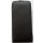 HTC Desire 200 fekete 4 ponton záródó keretes Vertical Neo slim flip tok