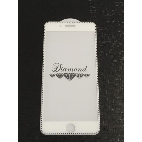 Diamond iPhone 7 Plus / 8 Plus (5,5") fehér-kék 3D előlapi üvegfólia