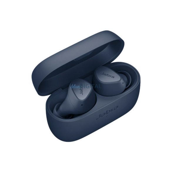 Stereo bluetooth headset vezeték nélküli töltőtokkal, TWS, kék, Jabra Elite 3