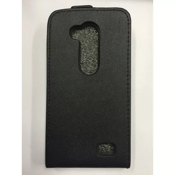 LG L Fino D290N fekete szilikon keretes vékony flip tok
