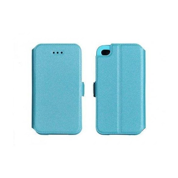 LG G3S G3 Mini D722 kék szilikon keretes könyvtok
