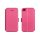Huawei Y635 pink szilikon keretes könyvtok