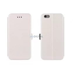Huawei Y635 fehér szilikon keretes könyvtok