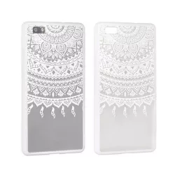   Lace Samsung G930 Galaxy S7 fehér mandala mintás hátlaptok