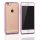 Samsung Galaxy J3 Prime 2017 USA szilikon tok, átlátszó / rózsaszín, SM-J327, színes keretes