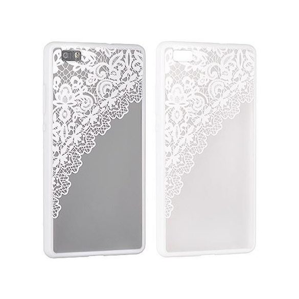 Lace Samsung A310 Galaxy A3 2016 fehér csipke mintás hátlaptok