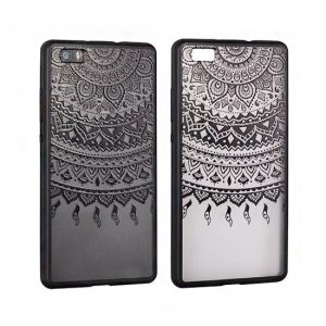 Lace Samsung G955 Galaxy S8 Plus fekete mandala mintás hátlaptok