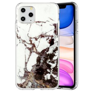 iPhone 12 / 12 Pro (6,1") szilikon tok, hátlap tok, TPU tok, márvány mintás, Marble Glitter Design 2