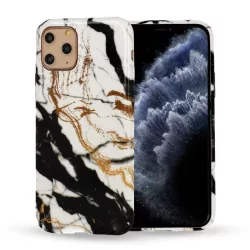   iPhone 12 Mini (5,4") szilikon tok, hátlap tok, TPU tok, márvány mintás, Marble Silicone Design 3