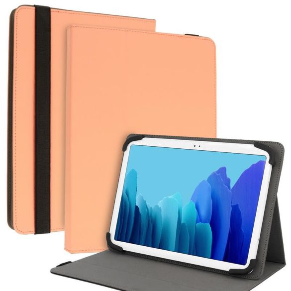 Univerzális tablet könyvtok, 13", narancssárga, Wonder Soft