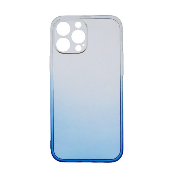 iPhone 12 (6,1") szilikon tok, hátlap tok, TPU tok, kék, színátmenetes, Gradient 2mm