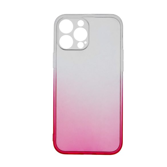 iPhone 7 / 8 / SE2 / SE3 szilikon tok, hátlap tok, TPU tok, rózsaszín, színátmenetes, Gradient 2mm