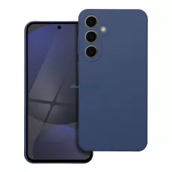   Samsung Galaxy S23 Plus szilikon tok, hátlap tok, velúr belső, kék, matt, SM-S916, Silicone Case