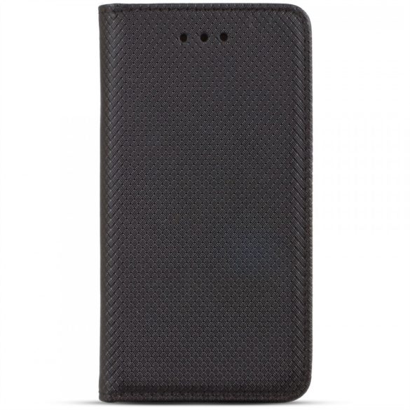 Xiaomi Redmi Note 12 5G / Poco X5 telefon tok, könyvtok, oldalra nyíló tok, mágnesesen záródó, fekete