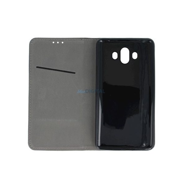 Samsung Galaxy S21 FE telefon tok, könyvtok, notesz tok, oldalra nyíló tok, mágnesesen záródó, SM-G990, fekete, Smart Magnetic