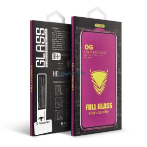 Xiaomi Redmi 13 előlapi üvegfólia, edzett, 9H, 0.33mm, full cover, OG