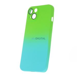 Xiaomi Redmi Note 12 4G hátlap tok, TPU tok, zöld-kék, színátmenetes, Ultra Trendy Neogradient 3