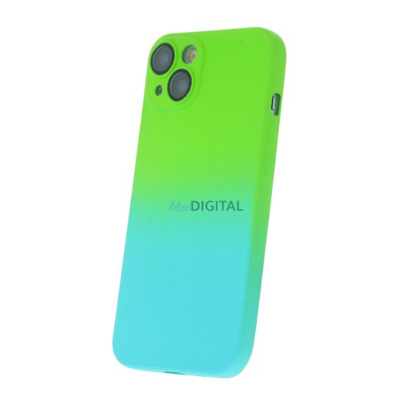 Xiaomi Redmi Note 12 4G hátlap tok, TPU tok, zöld-kék, színátmenetes, Ultra Trendy Neogradient 3