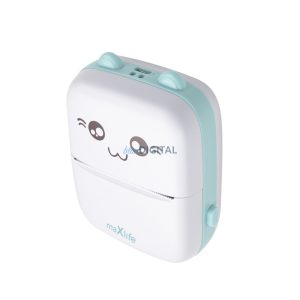 Maxlife hordozható hőnyomtató, bluetooth nyomtató, kék, MXTP-100