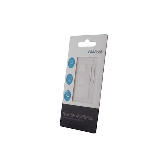Forever fehér NANO MICRO SIM ADAPTER 3in1