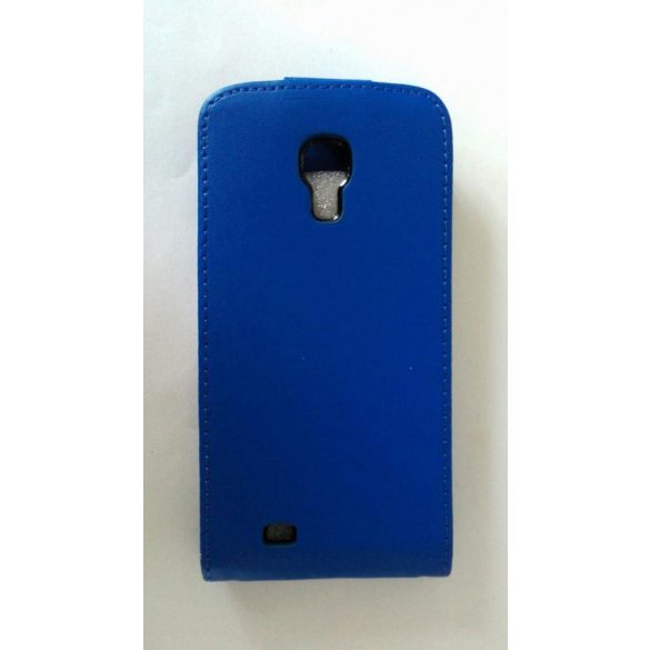 Samsung I9500 I9505 I9506 I9515 Galaxy S4 kék műanyag keretes flip tok