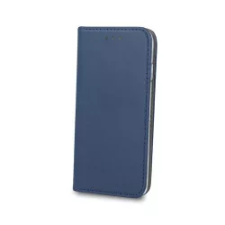   Xiaomi Redmi Note 12s telefon tok, könyvtok, notesz tok, oldalra nyíló tok, mágnesesen záródó, kék, Smart Magnetic