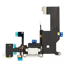   iPhone 5 5G fehér töltéscsatlakozó jack csatlakozóval + flexkábellel