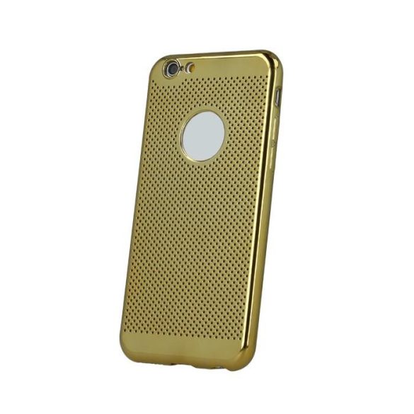 Luxury iPhone 6 6S (4,7") arany fém hatású szilikon tok