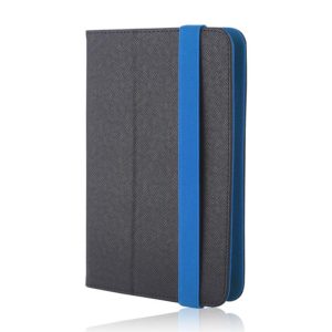 Univerzális 9"-10" colos fekete-kék tablet könyvtok