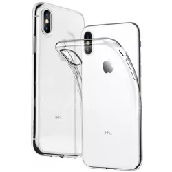   Huawei Y6 2018 hátlap tok, szilikon tok, átlátszó, 1mm, Slim