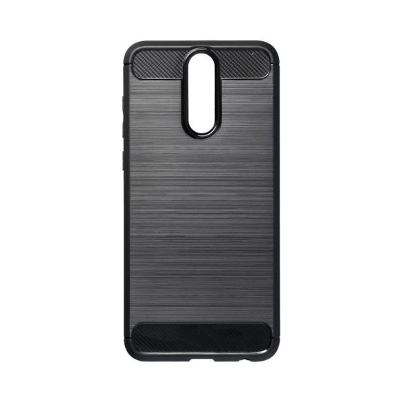 Carbon Fiber Huawei Mate 10 Lite fekete szilikon tok
