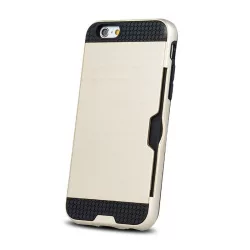   iPhone XS Max (6,5") ütésálló hátlap tok, arany, Defender Card