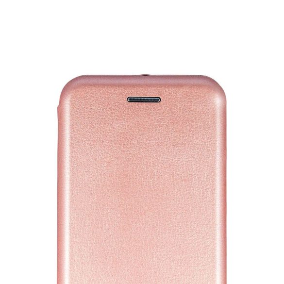 iPhone 7 / 8 / SE 2020 / SE 2022 (4.7") könyvtok, mágneszáras, flip tok, szilikon keretes, rose gold, Diva