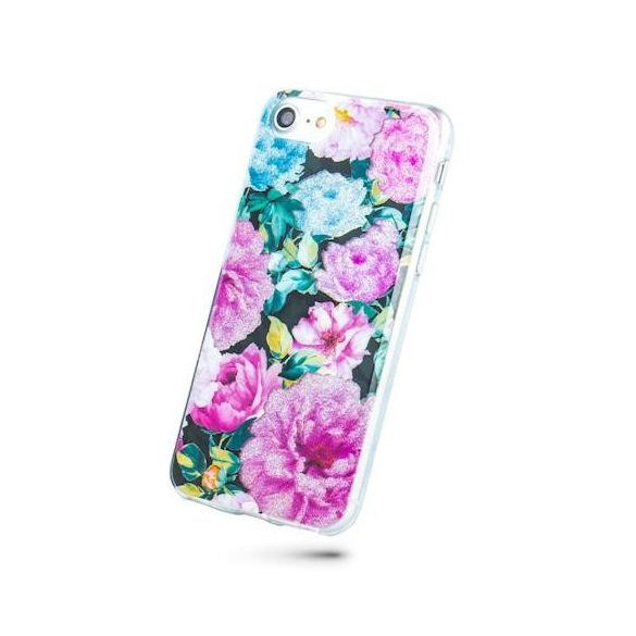 iPhone XS Max (6,5") "Spring" virág mintás hátlap tok