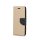 Huawei P30 Lite telefon tok, könyvtok, oldalra nyíló tok, mágnesesen záródó, arany-fekete, Fancy