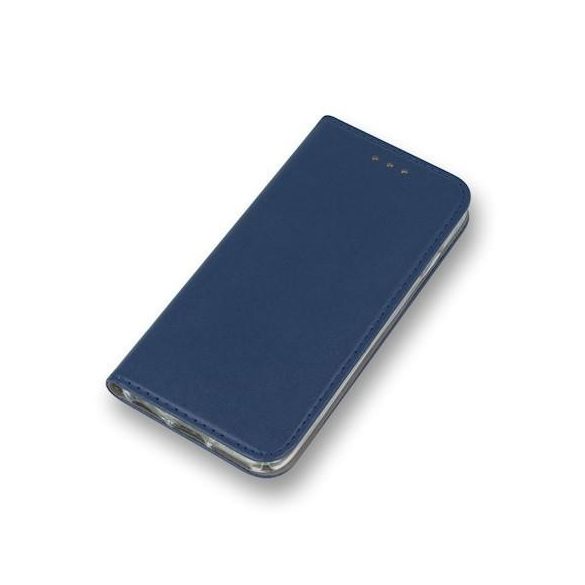 Huawei P30 Lite telefon tok, könyvtok, notesz tok, oldalra nyíló tok, mágnesesen záródó, kék, Smart Magnetic