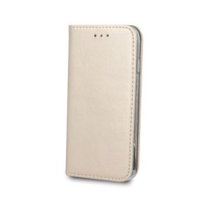 Samsung Galaxy A50 A50s A30s telefon tok, könyvtok, notesz tok, oldalra nyíló tok, mágnesesen záródó, SM-A505, arany, Smart Magnetic