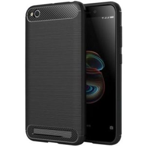 Xiaomi Redmi Go szilikon tok, fekete, Carbon fiber