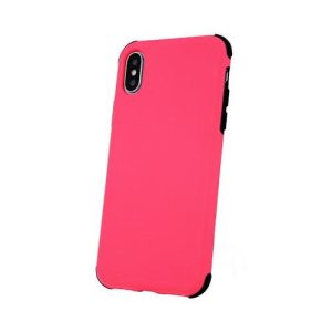 Defender Rubber iPhone X / XS (5,8") rózsaszín ütésálló hátlap tok