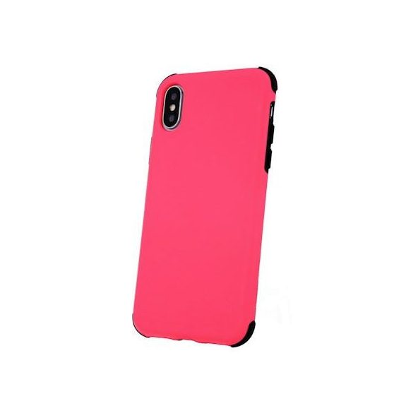 Defender Rubber iPhone X / XS (5,8") rózsaszín ütésálló hátlap tok