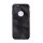 Huawei Y7 2019 hátlap tok, szilikon tok, fekete, Geometric Shine