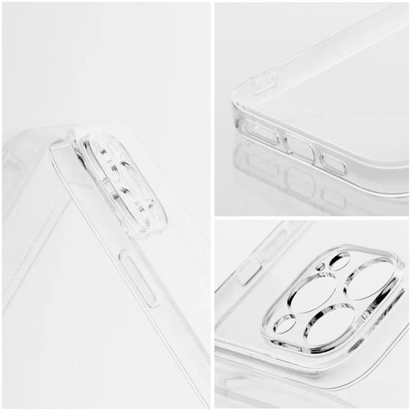 Samsung Galaxy S10 Plus szilikon tok, átlátszó, 2mm, SM-G975, Clear