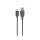 Maxlife fekete Type-C adatkábel 2A 1m Maxlife fekete Type-C adatkábel 2A 1m