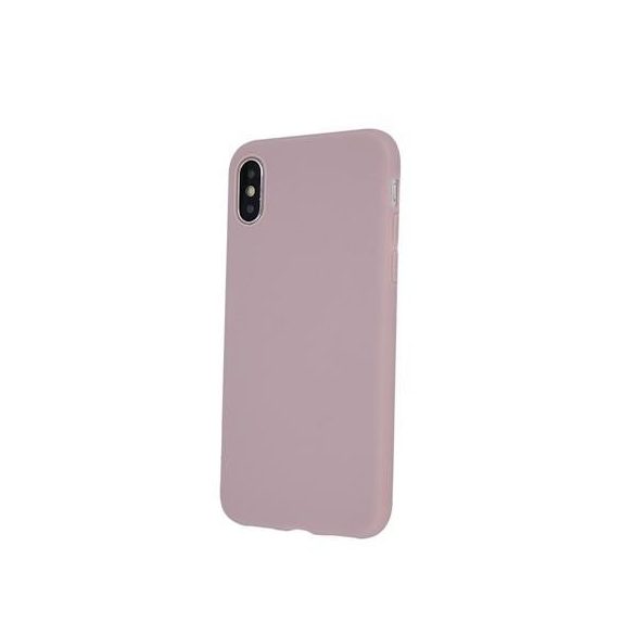 Samsung Galaxy S8 szilikon tok, hátlap tok, SM-G950, púder rózsaszín, matt