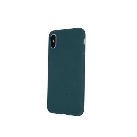 iPhone 11 Pro Max (6,5") szilikon tok, hátlap tok, zöld, matt